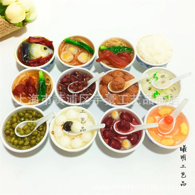 Китайская пищевая имитация реативный магнит магниты на холодильник доска для