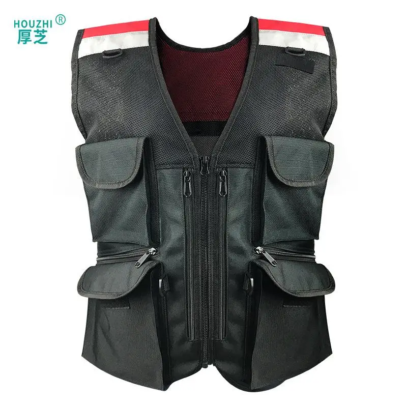 

1Pc Security Reflective Vest Warp Knitting Cloth Unisex Construction Traffic Wear Protect Safety Clothing Moto Accessories