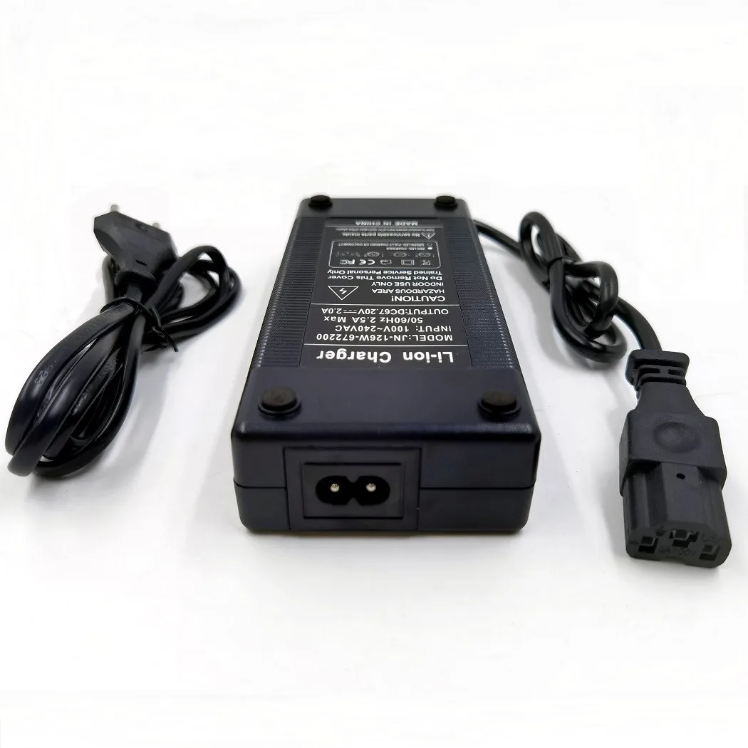 Выходное зарядное устройство 67 2 в а для электрического велосипеда с литий ионным