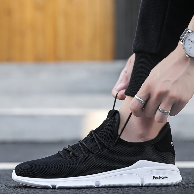 

Men's Running Shoes Breathable Comfortable Fashion Casual Height Increasing Man Sneakers Non-slip Wear-resisting Men Sport Shoes