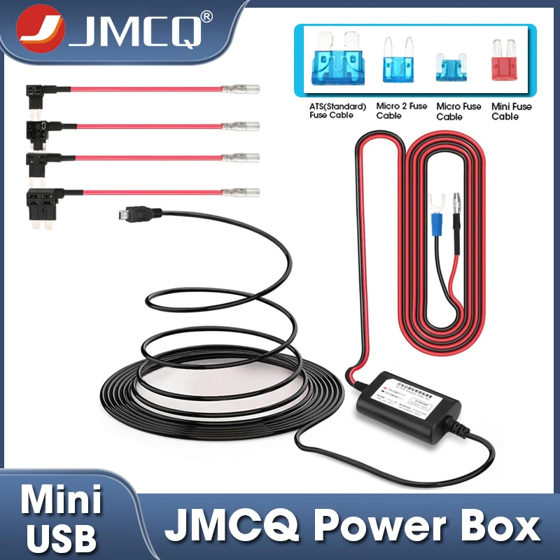 Блок предохранителей JMCQ 12 В комплект из жесткого провода мини-кабели зарядное