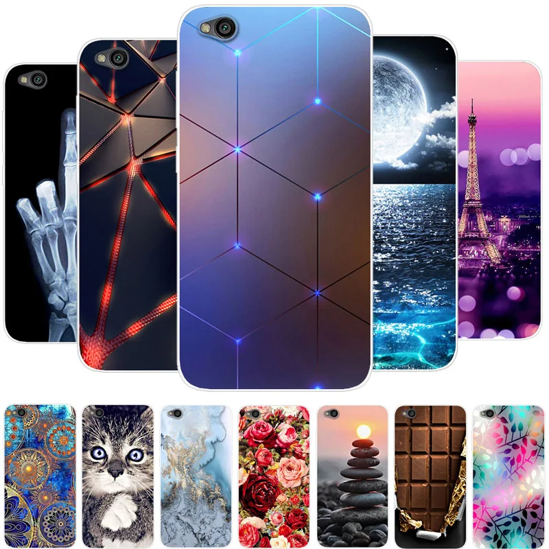 Чехол для Xiaomi Redmi GO мягкий силиконовый чехол накладка RedmiGO телефона Xiomi из ТПУ 5