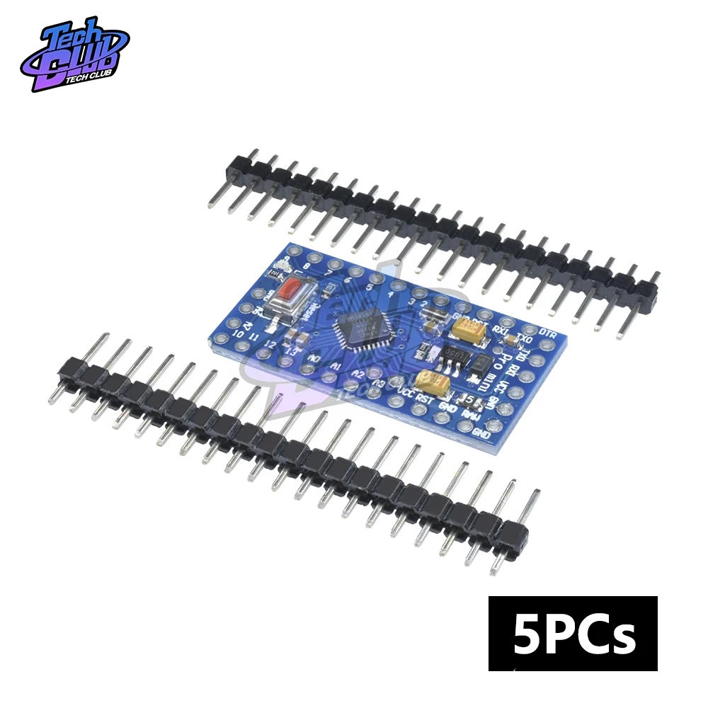 5 шт. 5 в Atmega328P Pro Mini 328 Mini Atmega328 5 В/16 МГц модуль платы для Arduino Nano Micro контроллер замена Atmega128