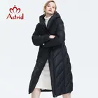 Astrid 2019 Зима новое поступление пуховик для женщин с капюшоном свободная одежда верхняя одежда высокое качество толстый хлопок длинная и модная AR-7053