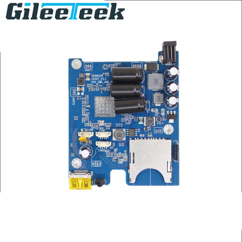 2ch DVR Moduel доска 2 канала Камера видео Регистраторы дистанционного Управление