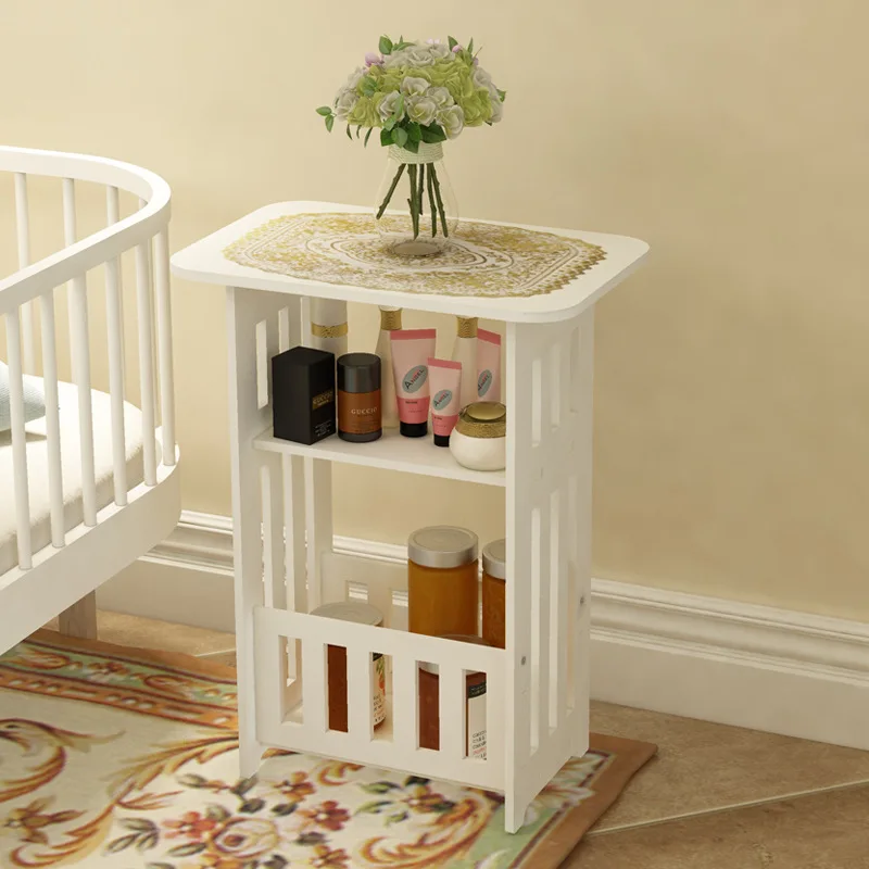 Скандинавский простой чайный столик маленький круглый стол журнальный Столик