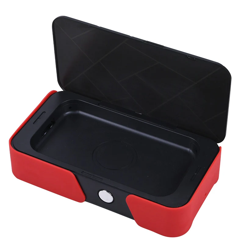 

UV Light Cleaner Intelligent Voice Universal Wireless Charger Multifunctional Box for Smartphones PUO88