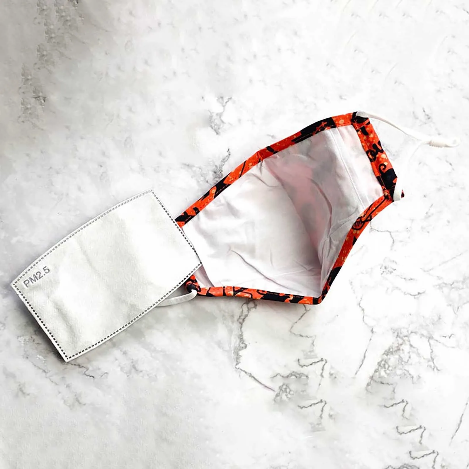 Многоразовые маски для женщин однотонные Хэллоуина косплей волнистая Маска лица