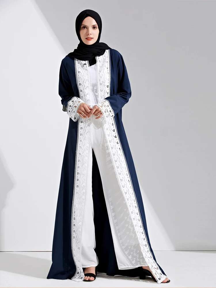 Арабское кружево kebaya мусульманские женские длинные вечерние платья