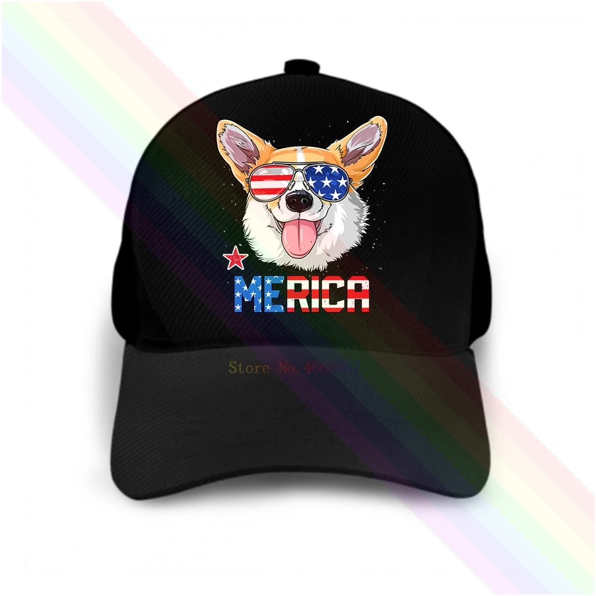 Бейсболка унисекс Corgi Merica 4 июля 2020 г. | Аксессуары для одежды