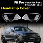 Прозрачная крышка для фары для Mercedes-Benz C-class W204 2011 2012 2013, автомобильные аксессуары