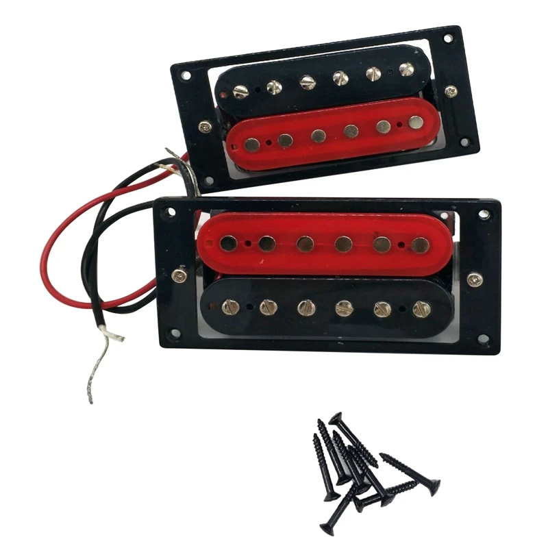 

Electric Guitar Neck and Bridge Pickup Set Double Coil Humbucker Pickups for Electric Guitar Bridge Pickup Replacement