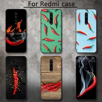 red pepper phone case for redmi 5 5plus 6 pro 6a s2 4x go 7a 8a 7 8 9 k20 case
