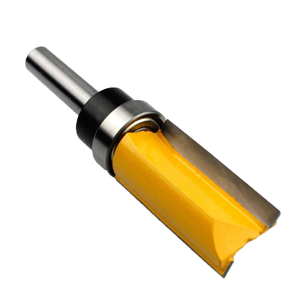 1 шт. 8 мм хвостовик флеш-Трим фреза рисунок бит верхний нижний подшипник 5/8 дюйма