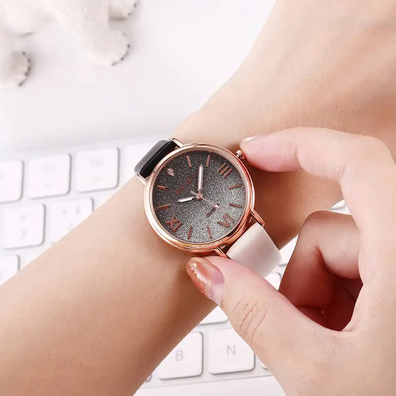 Для женщин s часы повседневное для Романтический Звездное небо кожа стразы