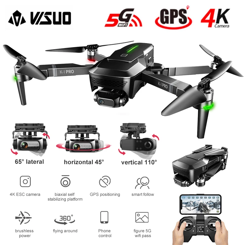 Визуализации из мультфильма Холодное сердце K1 PRO 4K Дрон HD Камера 2 Ось Gimbal Wi Fi FPV GPS