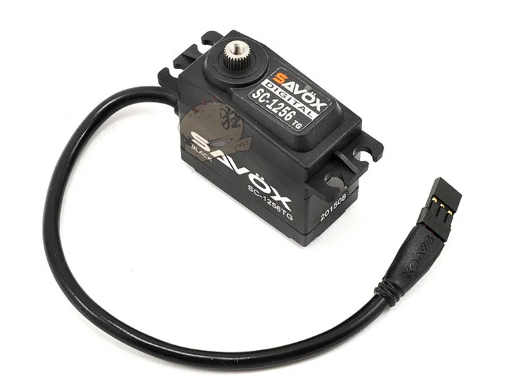 Savox Black Edition SC-1256 TG-BE титановый передаточный механизм сервопривод 6V 0,15 S 20KG для 1/10 1/8 RC багги Дрифт монстр грузовик гусеничный весы
