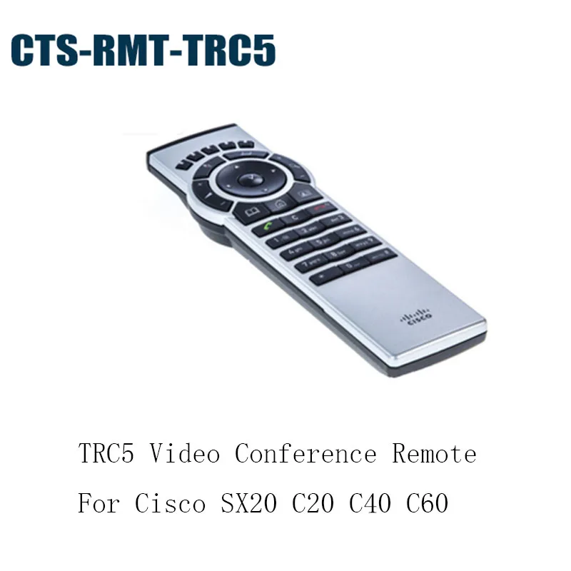 

Original Product For CISCO CTS-RMT-TRC5 = Cisco Video Conference SX20 Remote Control Suitable for SX20 C20 C40 C60 Genuine