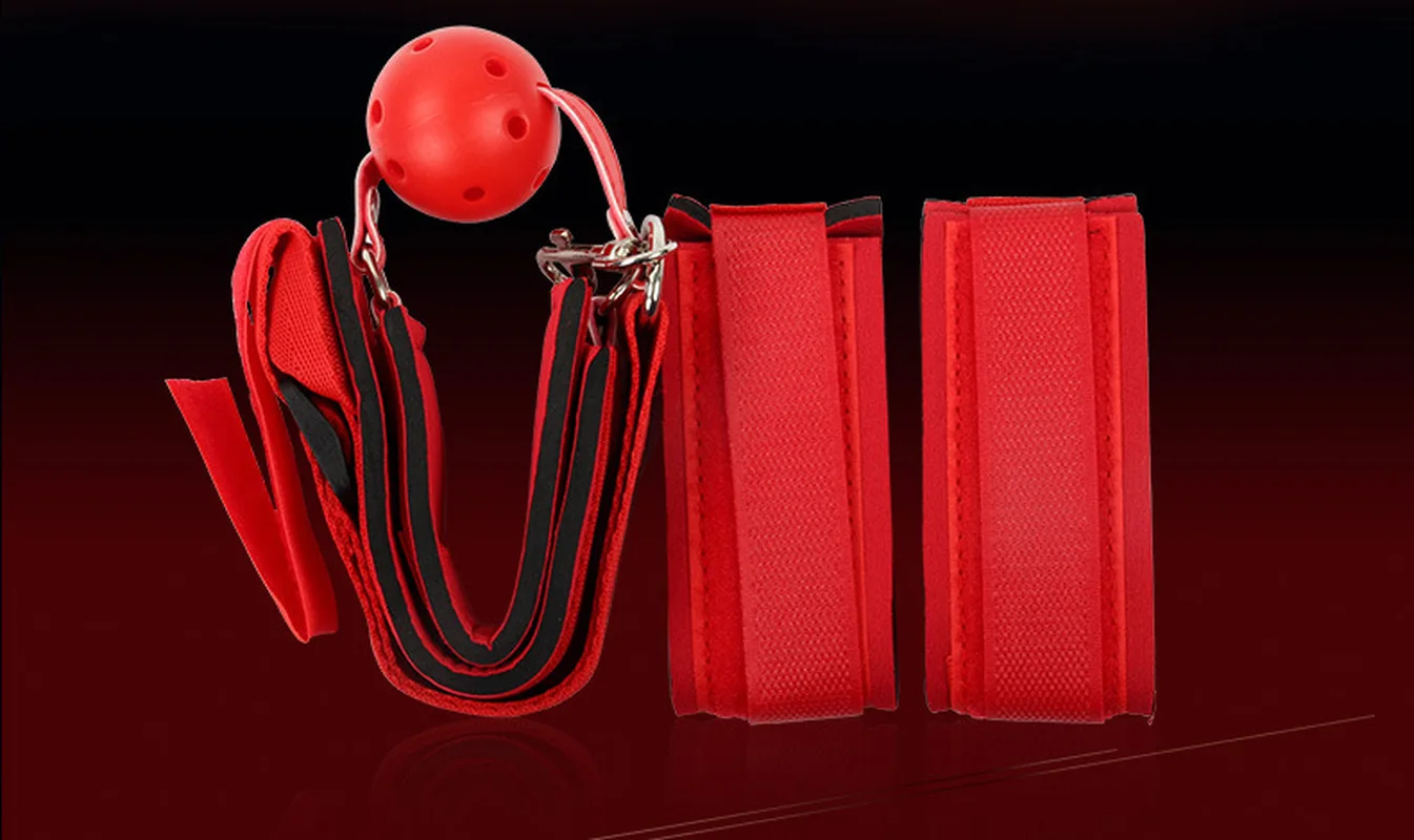 БДСМ бондаж фиксаторы нижнее белье Фетиш наручники кляп для рта Взрослые