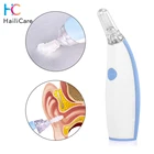 Портативный вакуумный аппарат для безболезненного удаления ушного воска, Безопасный инструмент для чистки ушей, лечение ушей