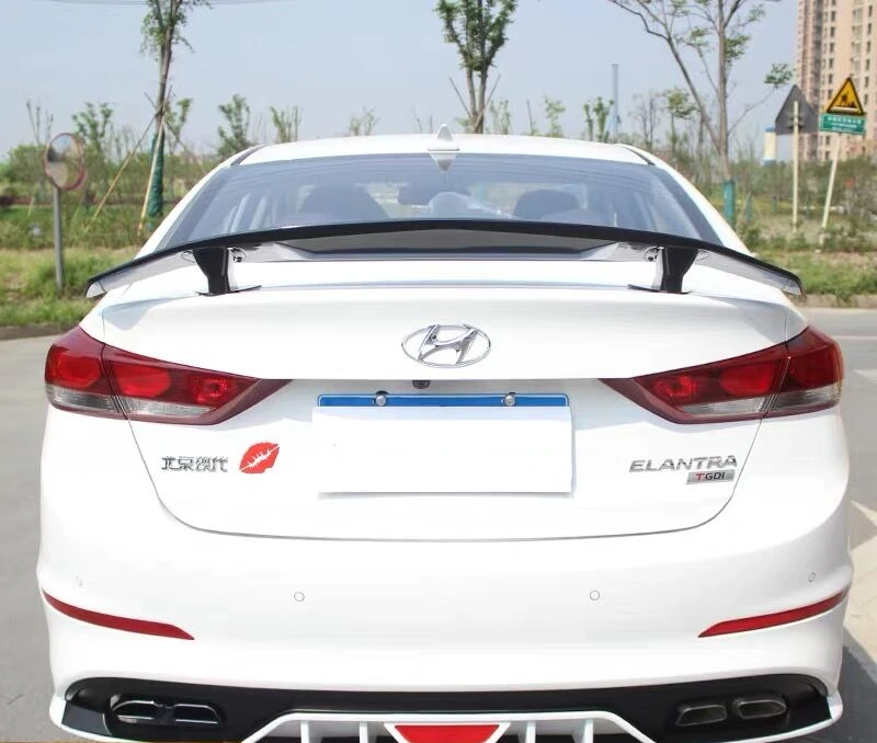 Спойлер для Hyundai Elantra 2016 2018 спойлер из TF АБС пластика цветной задний