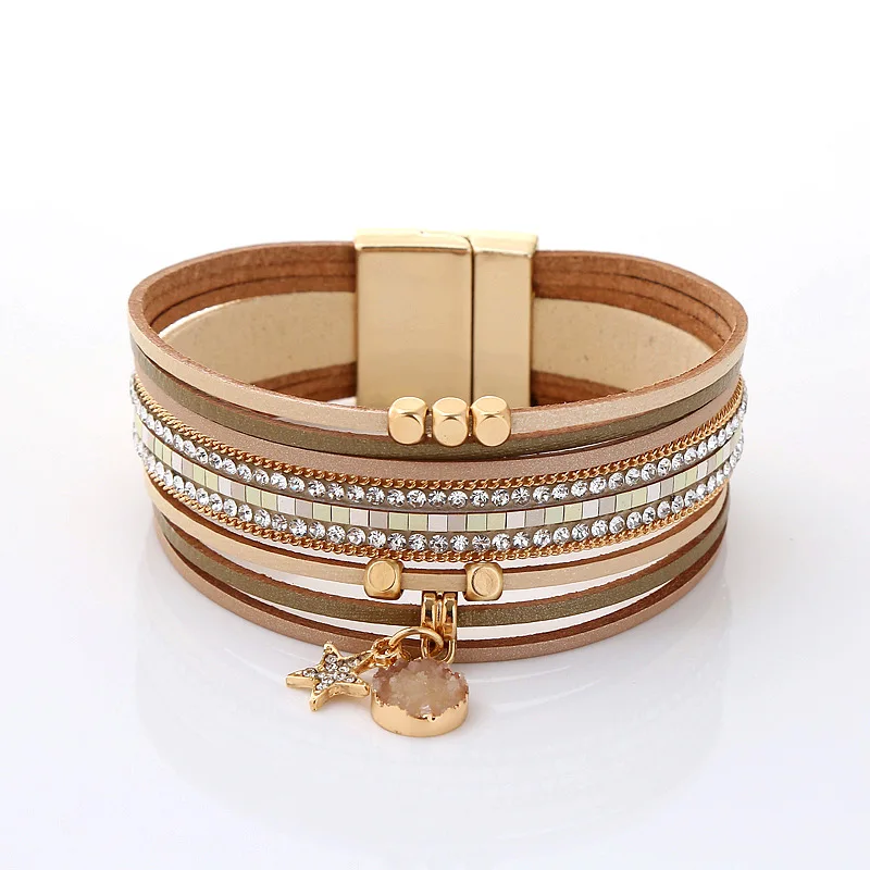 Artilady богемные золотые браслеты для женщин модное ювелирное изделие браслет и