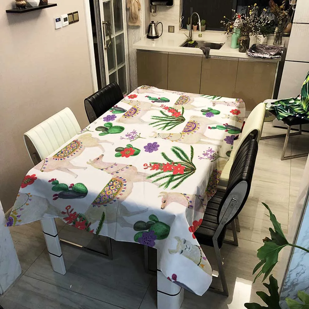 Рекламная скатерть салфетка кролик рог альпака рыба ресторан кухня чайный