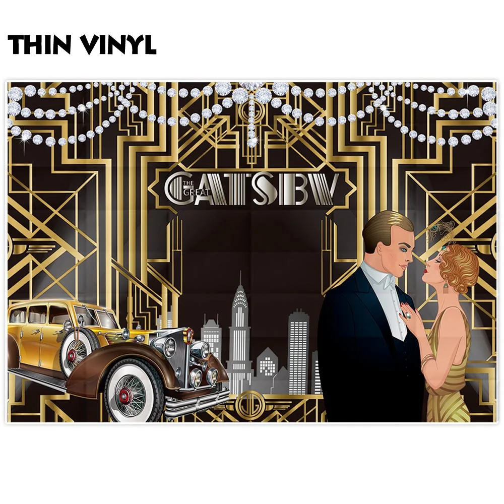 Фон Funnytree для фотостудии большой Гэтсби Блестящий Алмазный фон вечерние НКИ