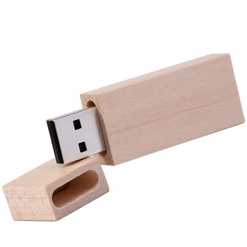 Maple JASTER высокоскоростной USB 2,0 Пользовательский логотип деревянная флеш-карта usb флеш-накопитель Флешка 4 ГБ 8 ГБ 16 ГБ 32 ГБ U диск свадебный подарок - Цвет: Maple
