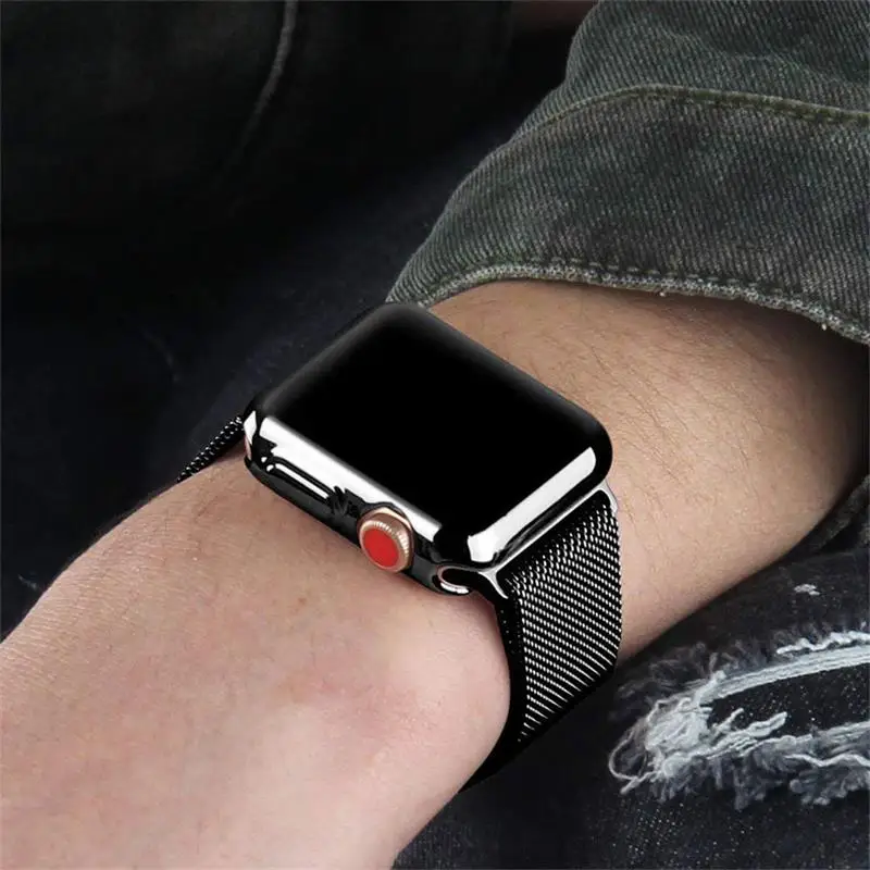 Защитный чехол для apple watch 5, 4, 3, 2, 1, iwatch band 42 мм, 38 мм, 44 мм, покрытие для экрана, силиконовая Мягкая универсальная ультратонкая прозрачная рамка