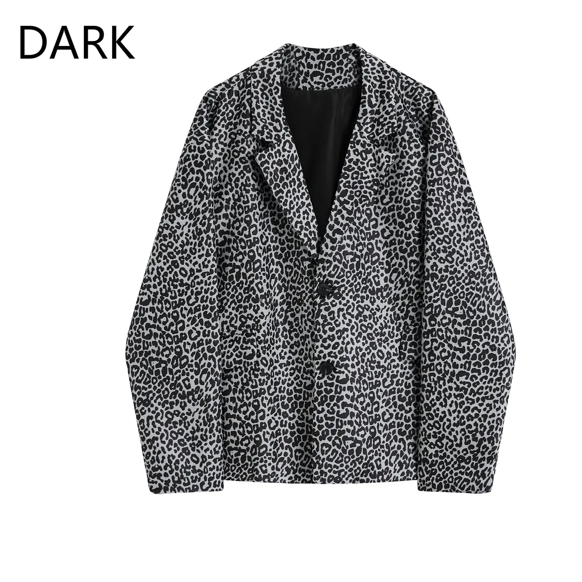 

Женский блейзер с леопардовым принтом, в стиле ретро, длинный рукав, свободный, универсальный, s, осень 2021