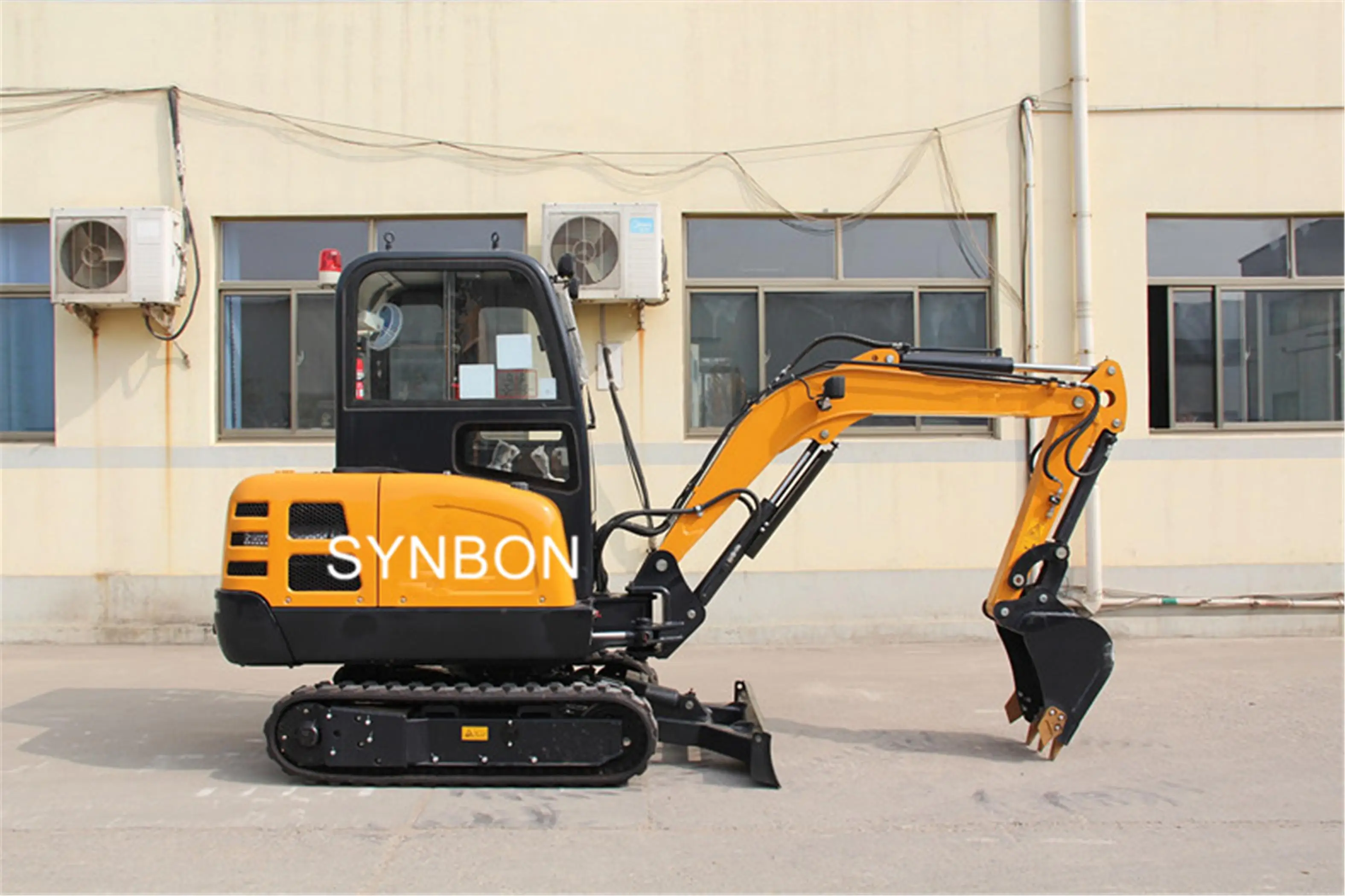 

SYNBON-nueva mini Excavadora hidrulica con cabina, 2ton, excavadora de jardn