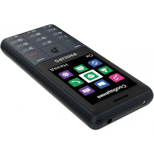 Мобильный телефон philips e169 xenium серый моноблок 2sim 2.4&quot 240x320 0.3mpix gsm900/1800 gsm1900 mp3 fm microsd