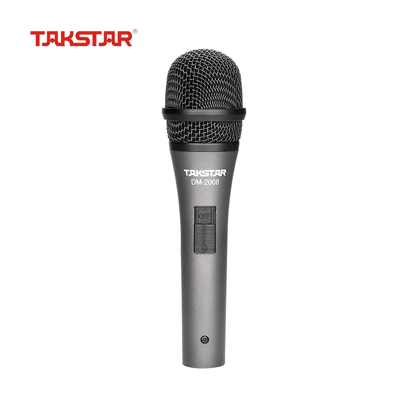 

Takstar DM-2008 Wired Dynamic Karaoke Mic Speaker Handheld Microphone for Singing/Recording Mikrofon for Performance Activitie