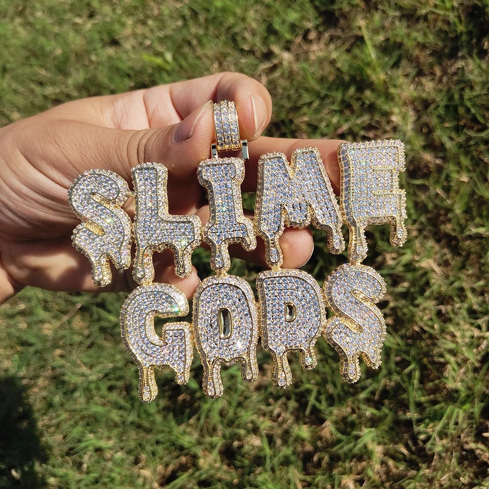 Ожерелье с подвеской-цепочкой для мужчин и женщин теннисная цепь кубическим