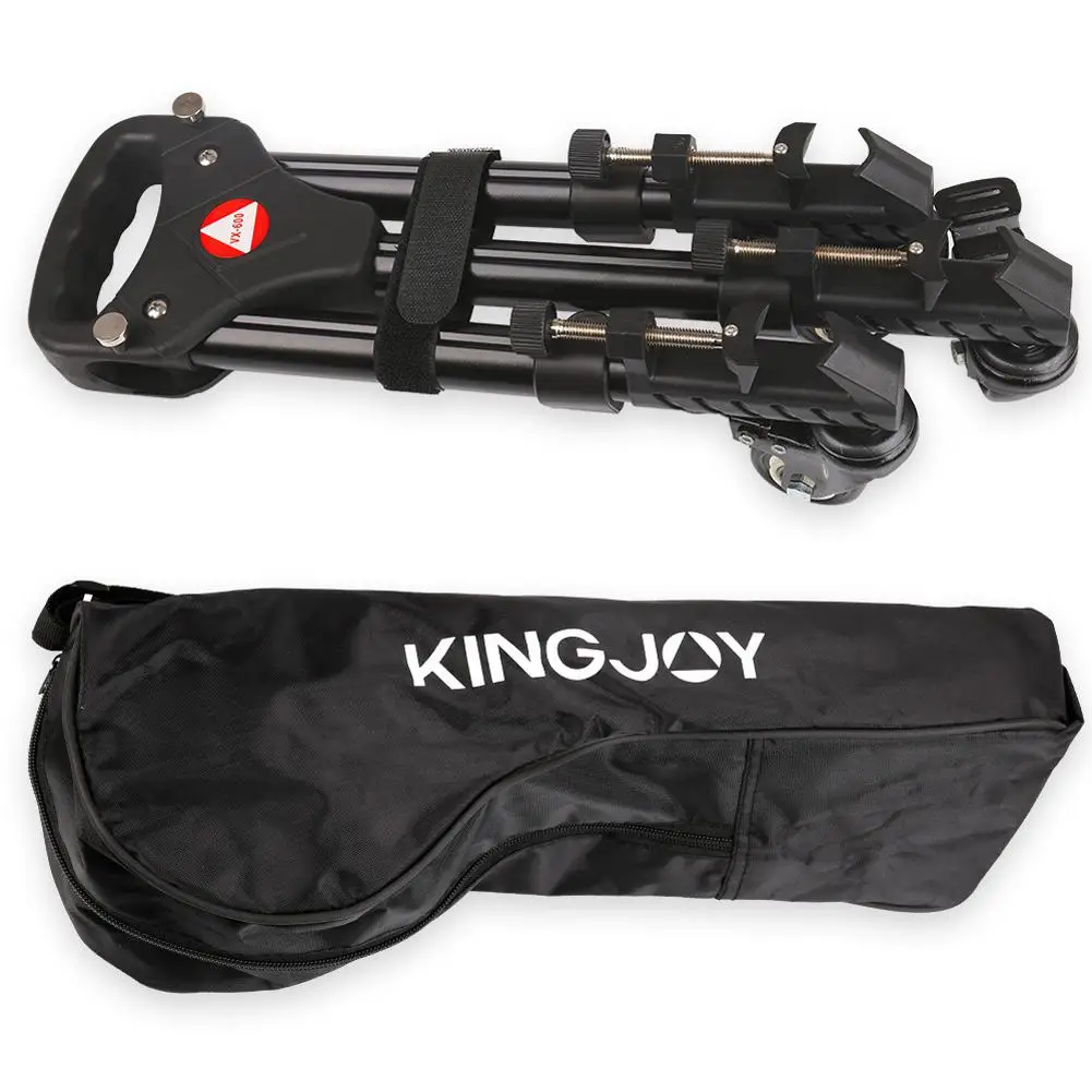

Штатив kingjoy vx 600 металлический, профессиональный, трехколесный, со шкивом, держатель для фото-и видеокамеры