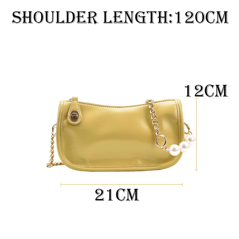 

Small Solid Color PU Leather Crossbody Bags for Women 2021 Summer Luxury Trendy Brand Travel Shoulder Handbags and Purses