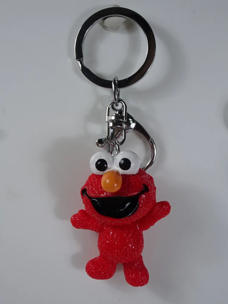 Милый аниме Улица Сезам брелок Печенья Монстр симпатичный кольцо для ключей