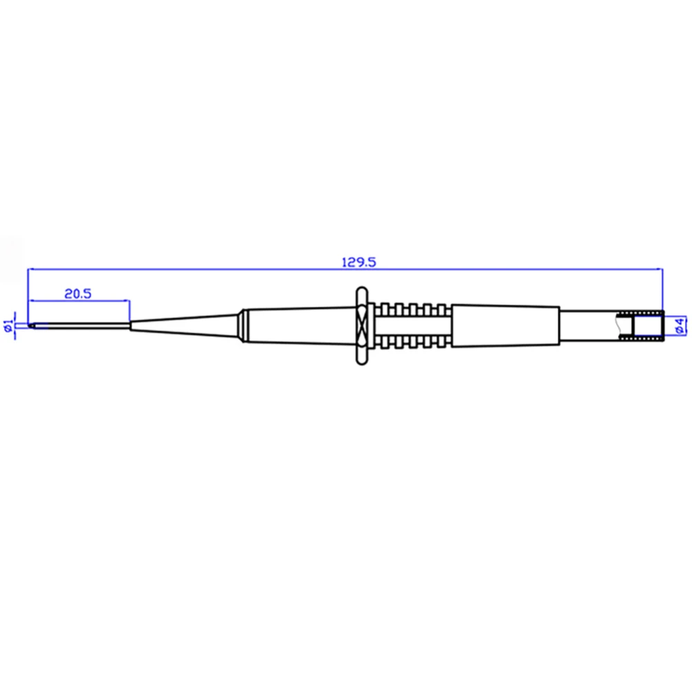 

P5008 2/4Pcs Banana Plug Socket Insulated Multimeter Testing Leads 4 Tester Probe Piercing Needles 600V 1A 4mm Socket
