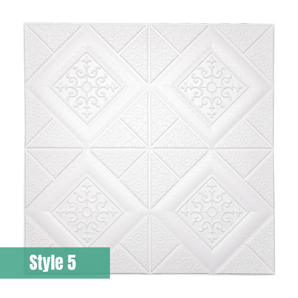 Style 5 3d наклейки на стену, кирпич, домашний декор, украшение для гостиной, спальни, дома, наклейки, аксессуары, цветок, pegatinas - Цвет: Style 5