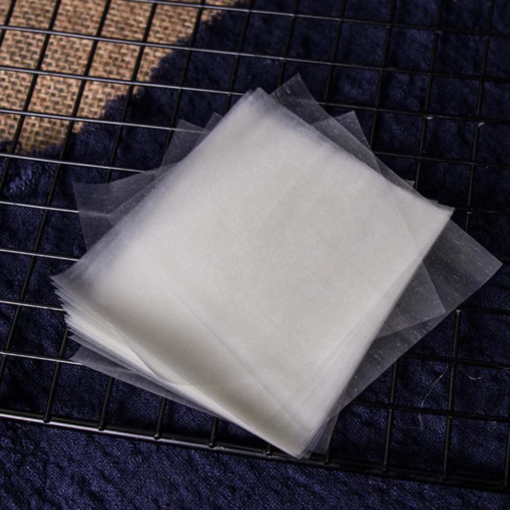 500 листов съедобная клейкая рисовая бумага практичная конфетная оберточная с