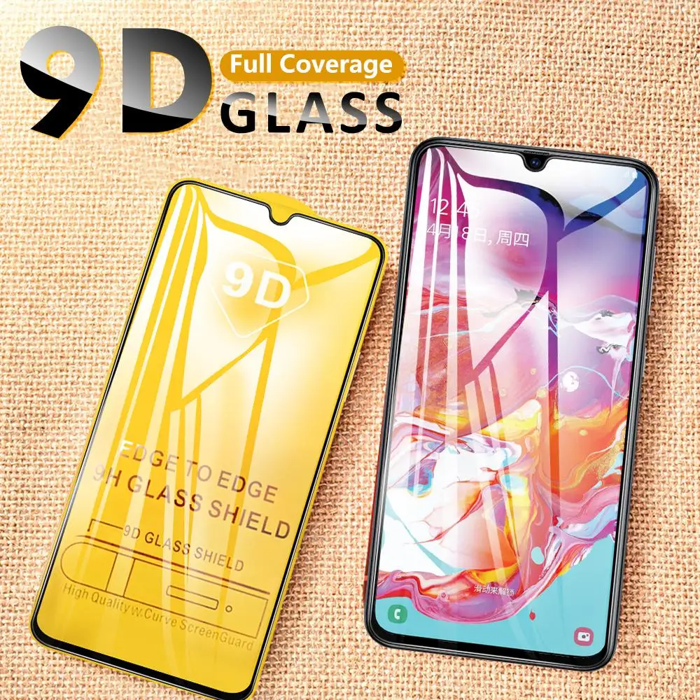 9D протектор экрана из закаленного стекла для samsung Galaxy A50 A30 M20 M10 A7 A8 Plus A9 2018 A 50