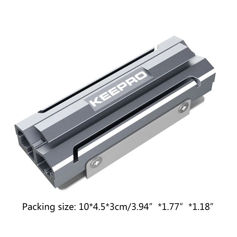 

MK-200 Aluminum Alloy M.2 NVME 2280 Cooler Passive Radiator PCI-E Solid State Drive Metal Heatsink with Phase Change Thermal