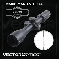 vector optics marksman 3 5 10x44 hunting rifle scope tactical riflescope turret lock 110 mil fit airgun real firearms 308win