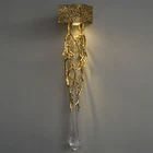 Современная роскошная обувь с украшением в виде кристаллов Настенные светильники Nordic бра Спальня прикроватные Гостиная украшения дома настенные светильники для внутреннего освещения светодиодный потолочный светильник