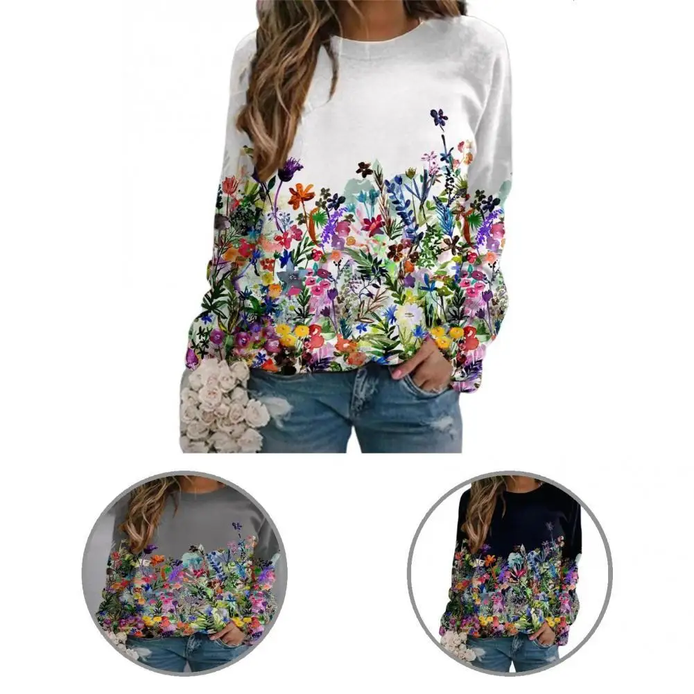 

Аксессуар стильный Повседневный пуловер с круглым вырезом Свитшот осенне-зимняя женская блузка свободного кроя для встреч