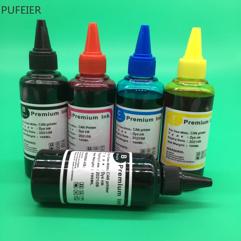 5 шт. чернила на основе краски для Canon PIXMA IP7240 MG5440 MX724 MX924|Наборы заправки чернилами|