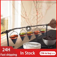 bowl shelf decoration stand home party witch hat snack halloween witch hat snack bowl adorable broomstick snack bowl stand party