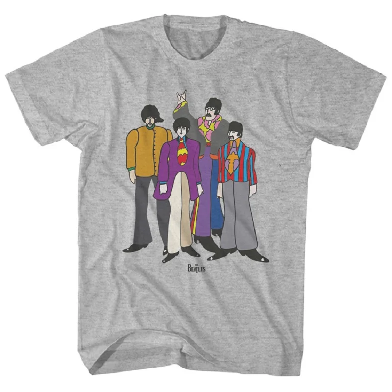 

The Beatles Lennon Cartoon Rock Men's and Women's Short Sleeve T-shirt