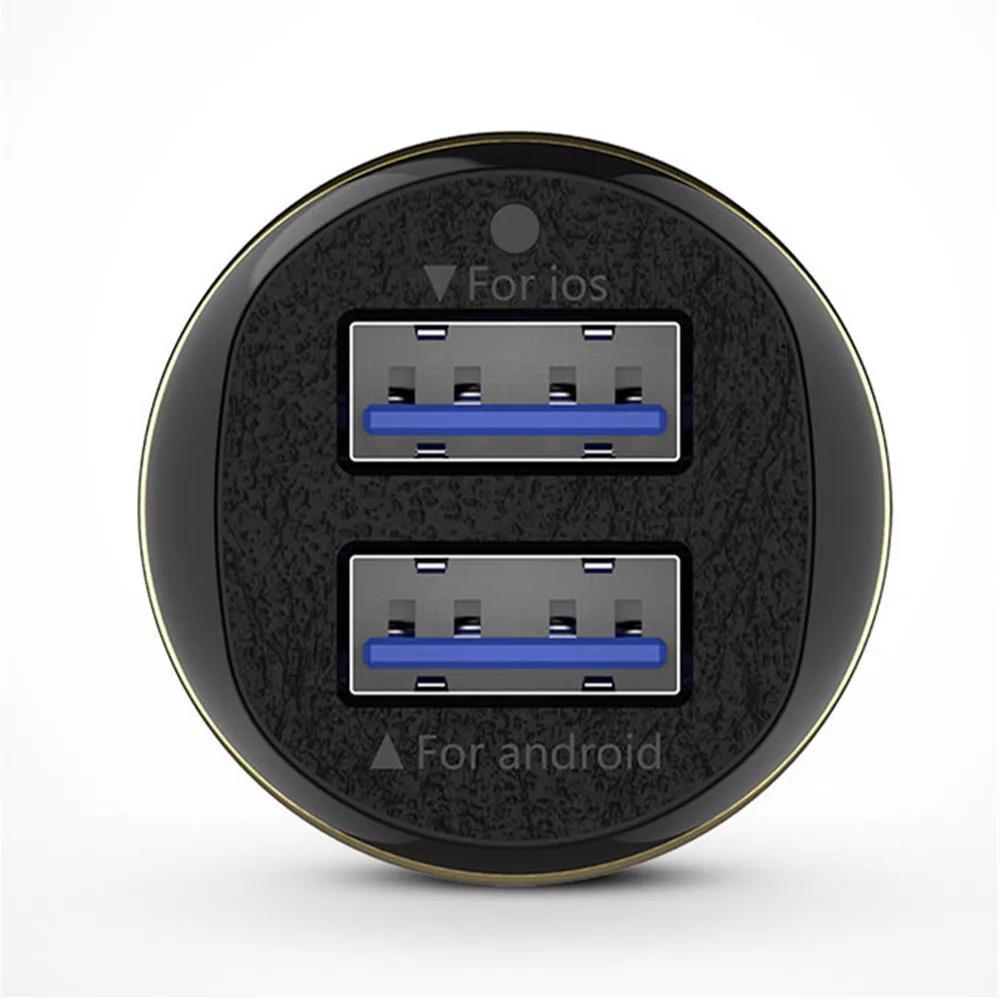Автомобильное зарядное устройство MOSUNX со светодиодной подсветкой двойной USB 3 1 А